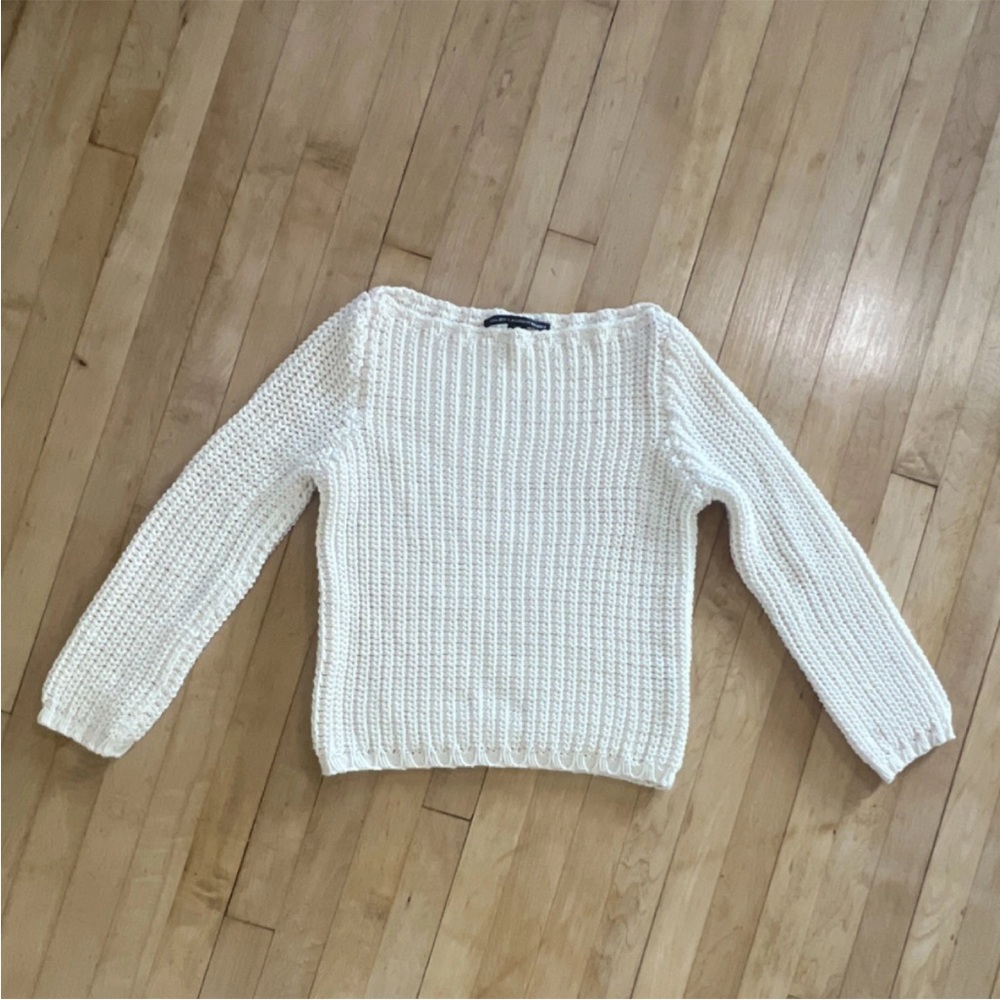 Ralph Lauren Classic White Knit Sweater